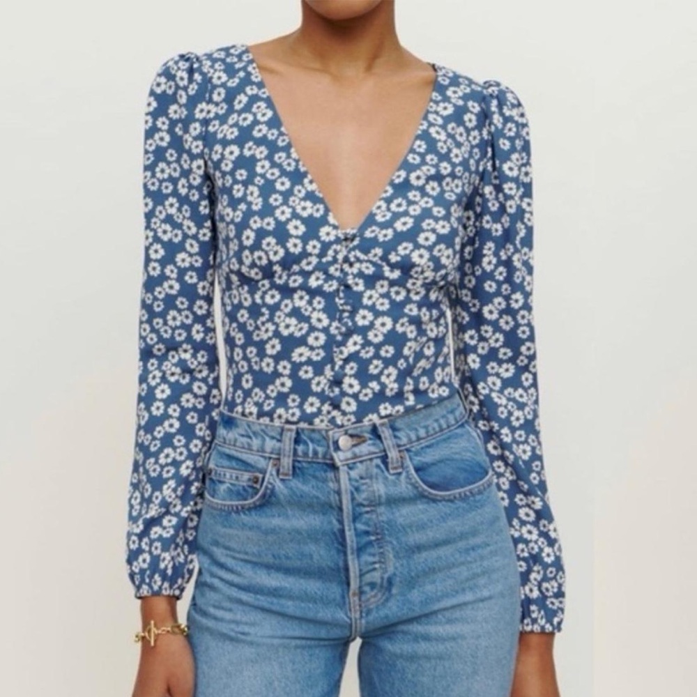 Nell Top in Dana Print
